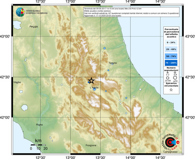 Mappa comuni con almeno 3 questionari