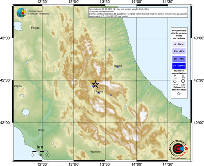 Mappa comuni con almeno 3 questionari