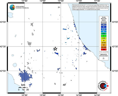 Mappa MCS - territori località