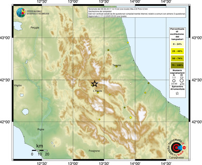 Mappa comuni con almeno 3 questionari