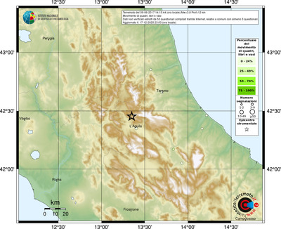 Mappa comuni con almeno 3 questionari