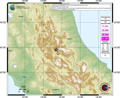 Mappa comuni con almeno 3 questionari