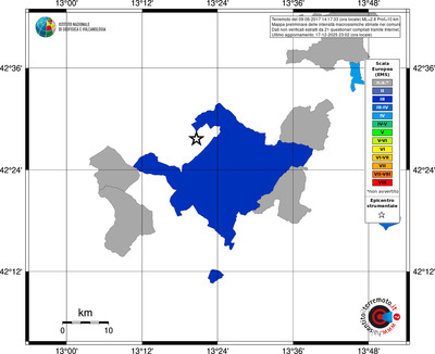 Mappa EMS - territori comuni