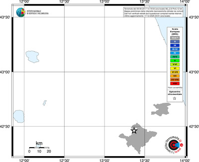 Mappa EMS - territori comuni