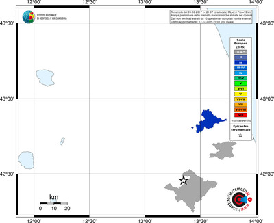 Mappa EMS - territori comuni