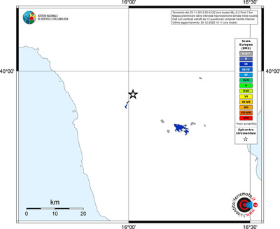 Mappa EMS - territori località