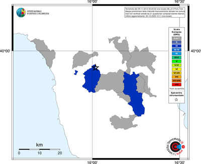 Mappa EMS - territori comuni