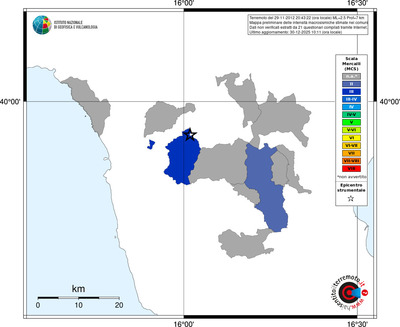 Mappa MCS - territori comuni