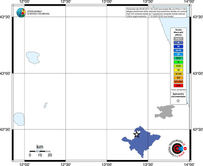 Mappa MCS - territori comuni