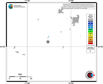 Mappa MCS - territori località