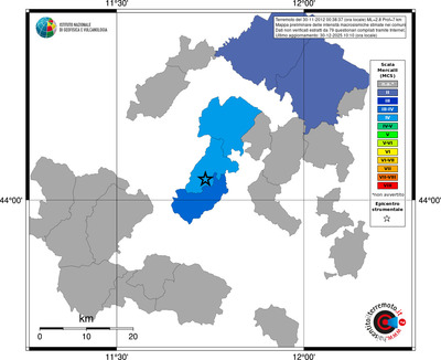 Mappa MCS - territori comuni