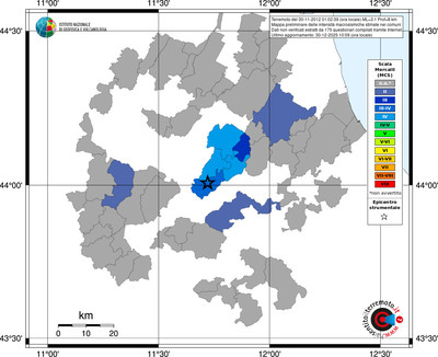 Mappa MCS - territori comuni