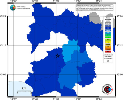 Mappa EMS - territori comuni