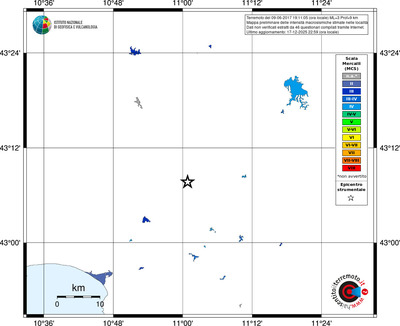 Mappa MCS - territori località