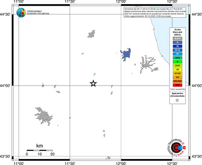 Mappa MCS - territori località