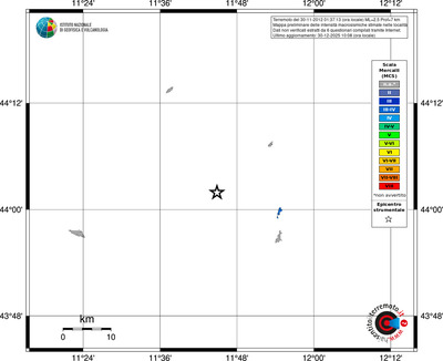 Mappa MCS - territori località