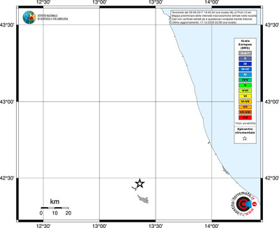 Mappa EMS - territori località