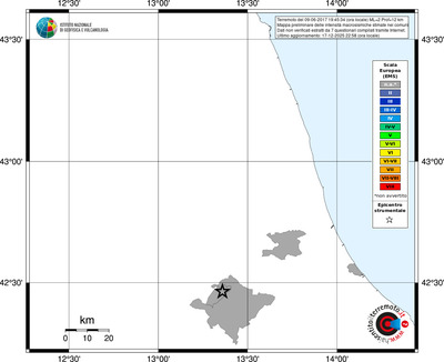 Mappa EMS - territori comuni