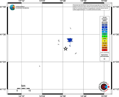 Mappa EMS - territori località