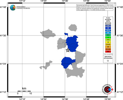 Mappa EMS - territori comuni
