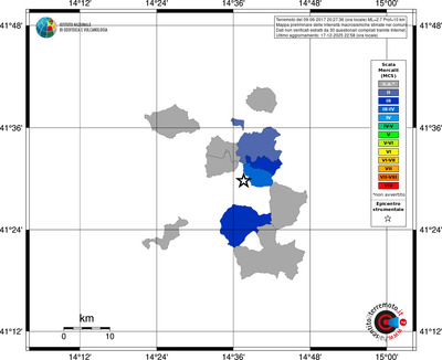 Mappa MCS - territori comuni
