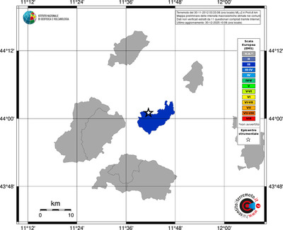 Mappa EMS - territori comuni