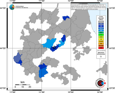 Mappa MCS - territori comuni