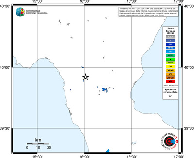 Mappa EMS - territori località