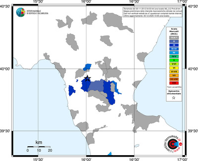 Mappa MCS - territori comuni