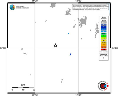 Mappa EMS - territori località