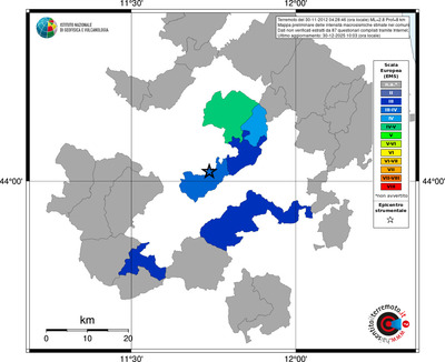 Mappa EMS - territori comuni
