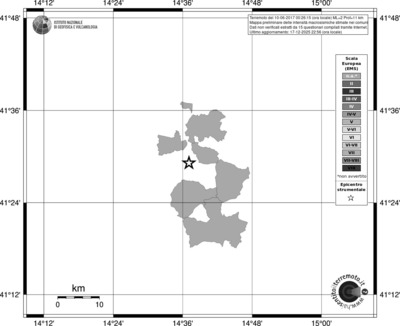 Mappa EMS - territori comuni