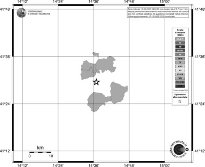 Mappa EMS - territori comuni