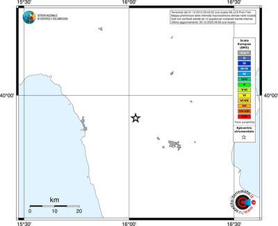 Mappa EMS - territori località