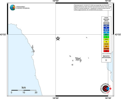 Mappa MCS - territori località