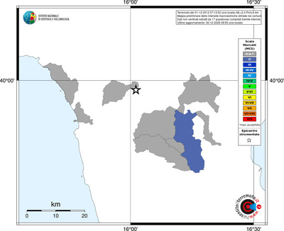 Mappa MCS - territori comuni