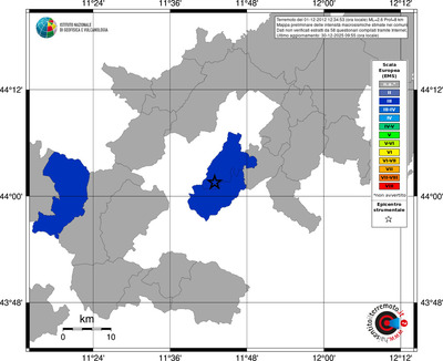 Mappa EMS - territori comuni