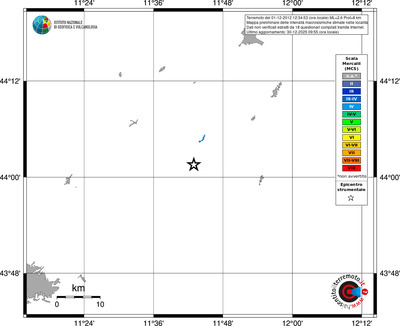 Mappa MCS - territori località