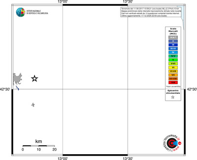 Mappa MCS - territori località