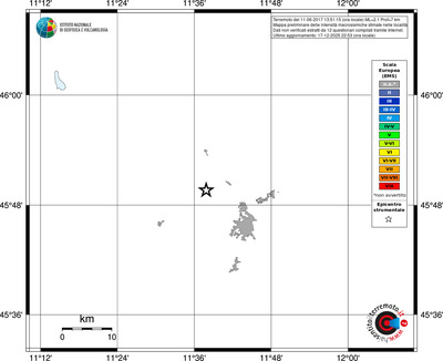 Mappa EMS - territori località