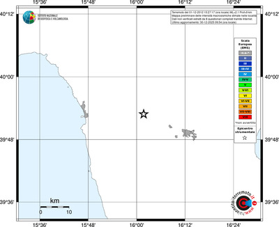 Mappa EMS - territori località