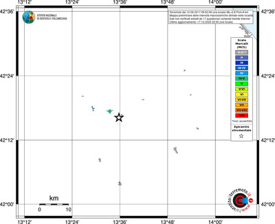 Mappa MCS - territori località