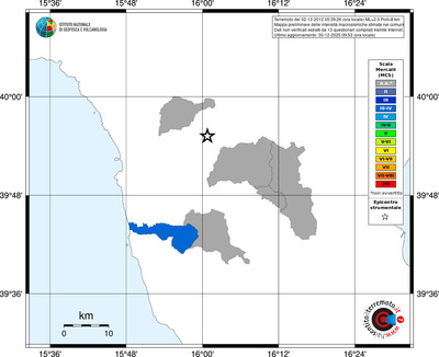 Mappa MCS - territori comuni