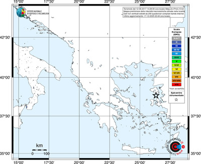 Mappa EMS - territori località