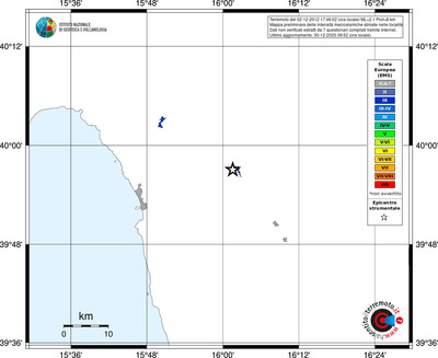 Mappa EMS - territori località