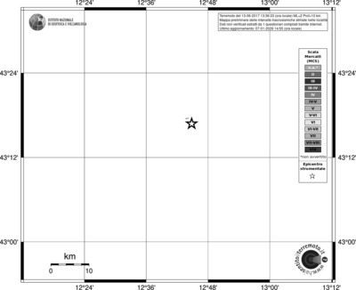 Mappa MCS - territori località