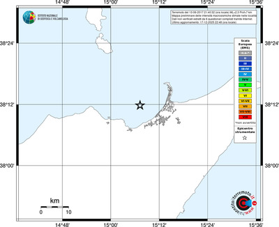 Mappa EMS - territori località