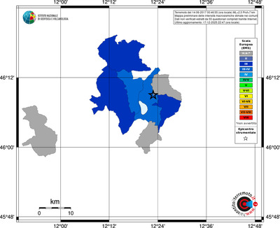 Mappa EMS - territori comuni