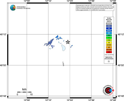 Mappa MCS - territori località