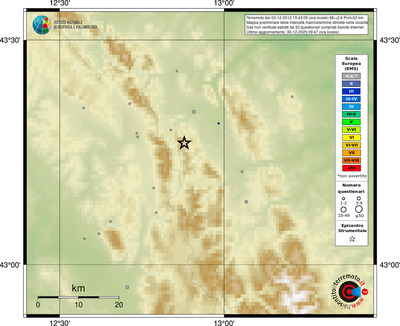 Mappa EMS - località